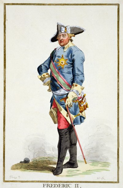 Frederick II the Great, King of Prussia, from 